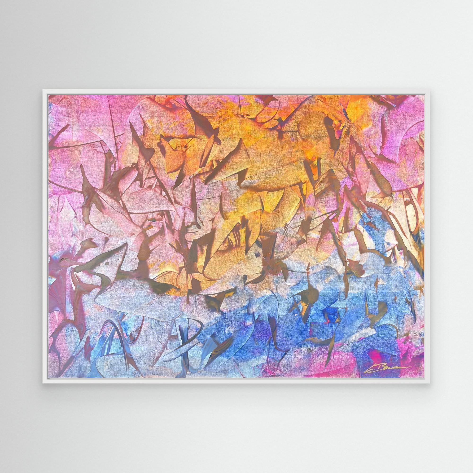 Kunstwerk "Mouse House" - Premium Leinwand-Druck, limitiert auf 10 Stück