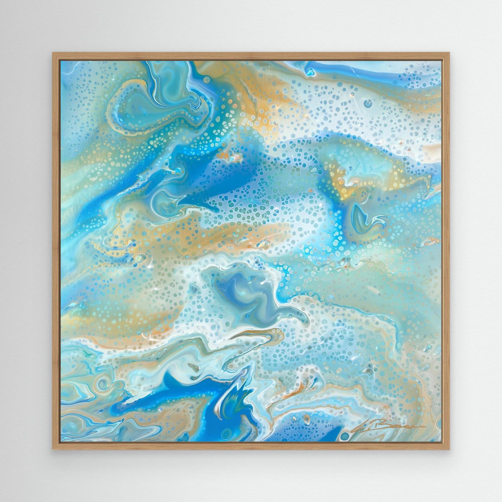 Kunstwerk "Karibik II" - Premium Leinwand-Druck, limitiert auf 10 Stück