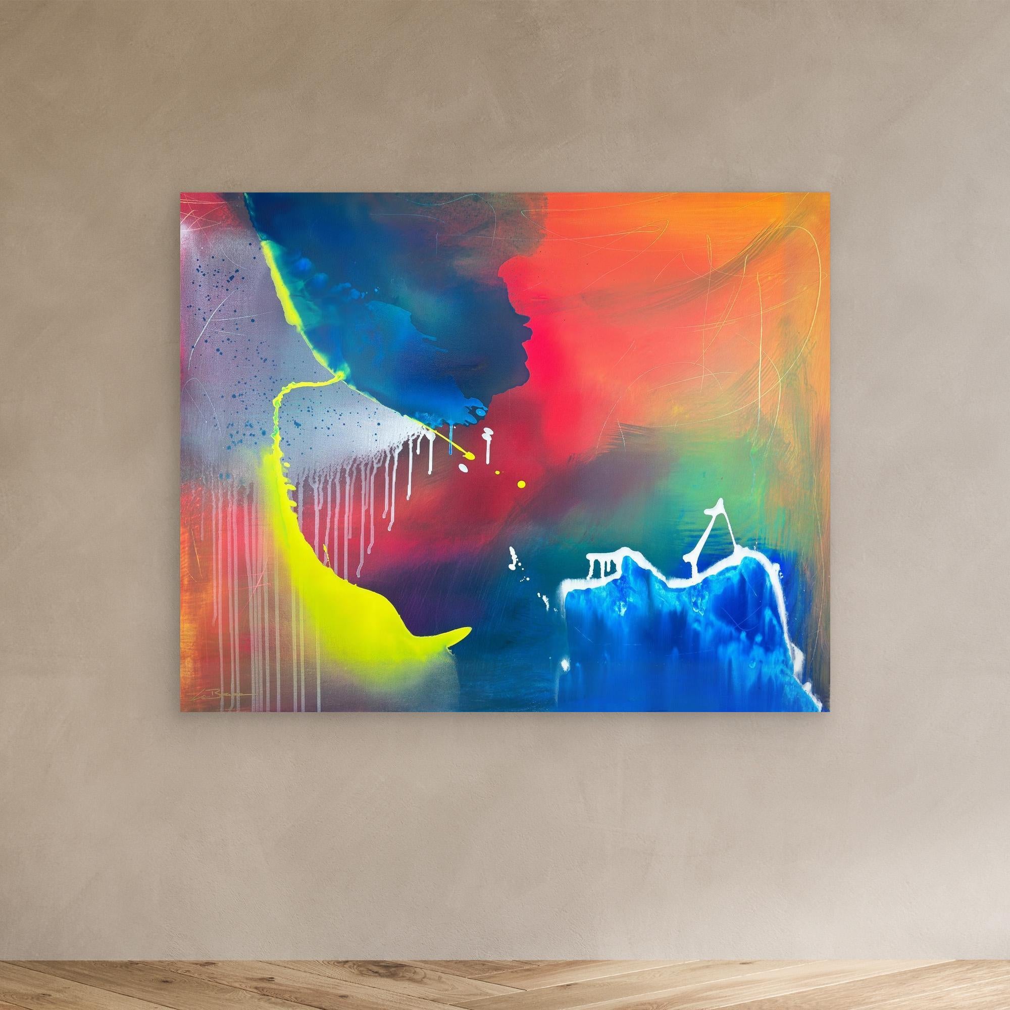 Kunstwerk "The Ozean" - Premium Leinwand-Druck, limitiert auf 10 Stück