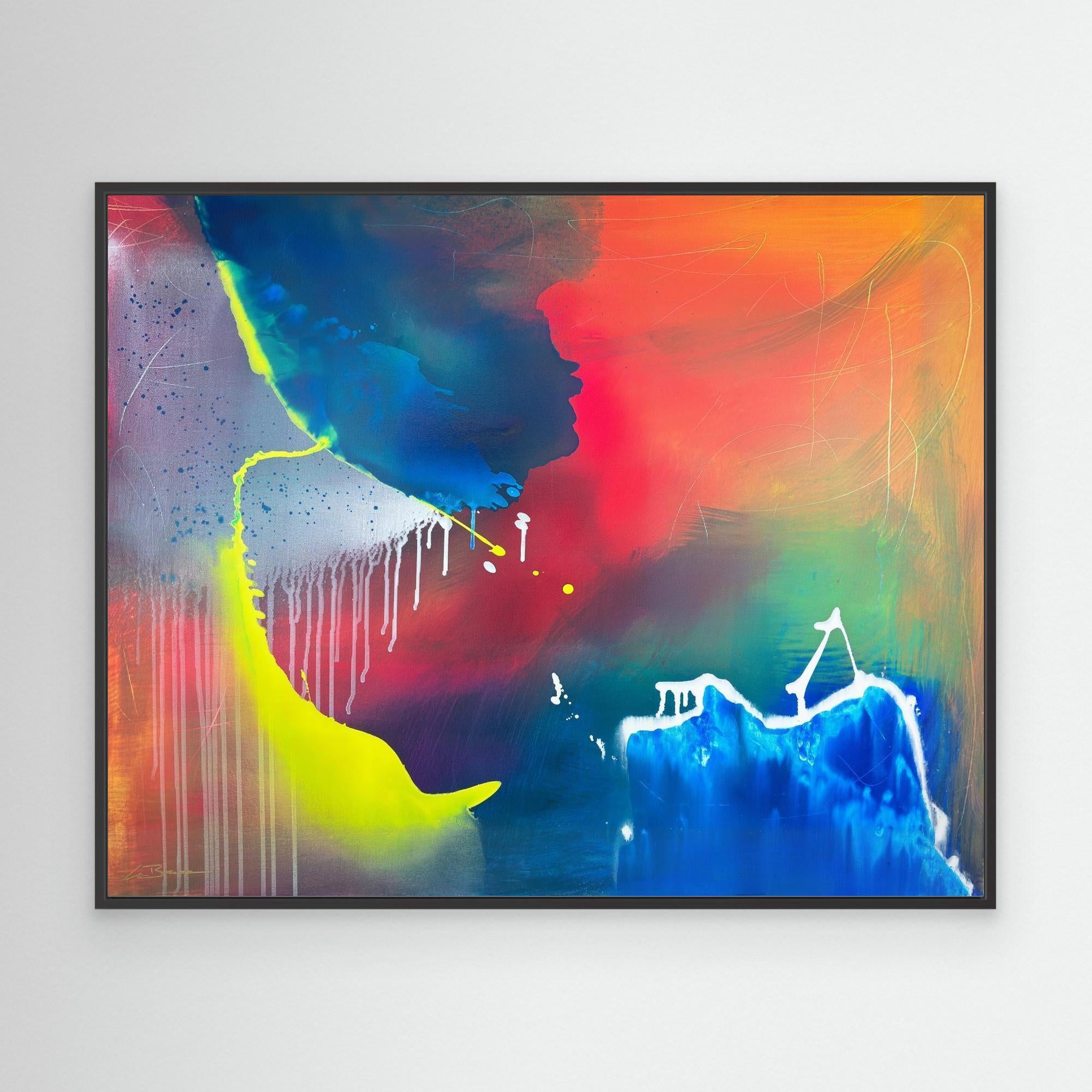 Kunstwerk "The Ozean" - Premium Leinwand-Druck, limitiert auf 10 Stück