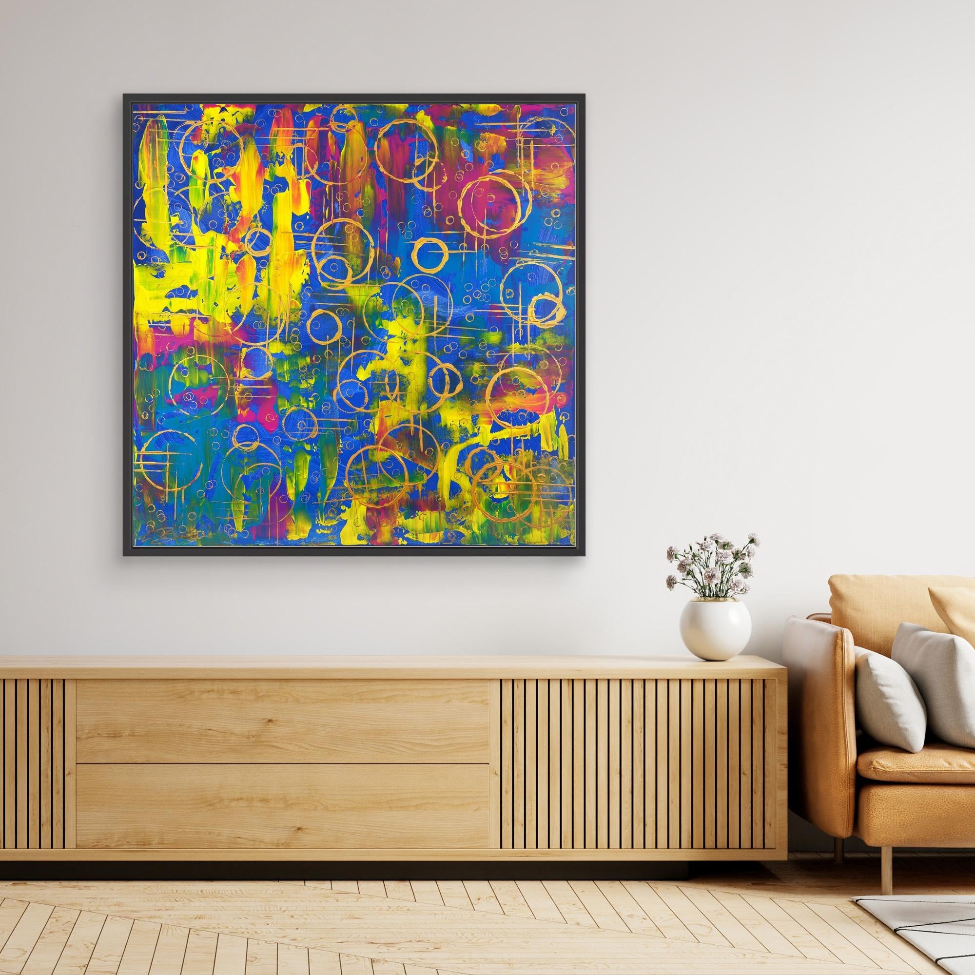 Kunstwerk "Dreaming in Bubbles" - Premium Leinwand-Druck, limitiert auf 10 Stück