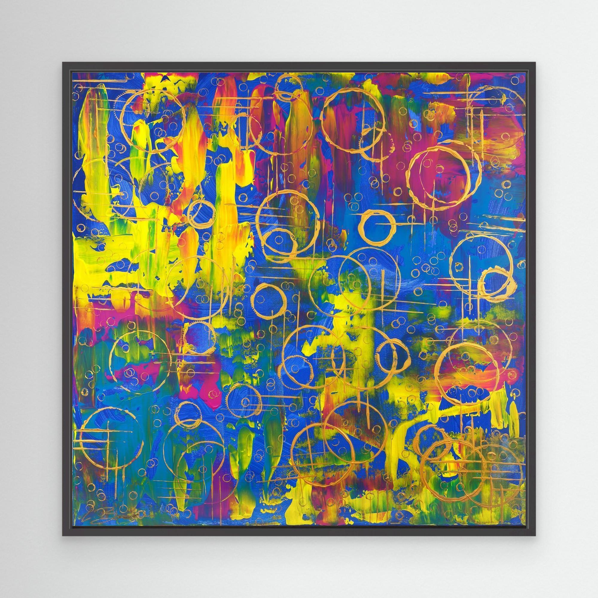 Kunstwerk "Dreaming in Bubbles" - Premium Leinwand-Druck, limitiert auf 10 Stück