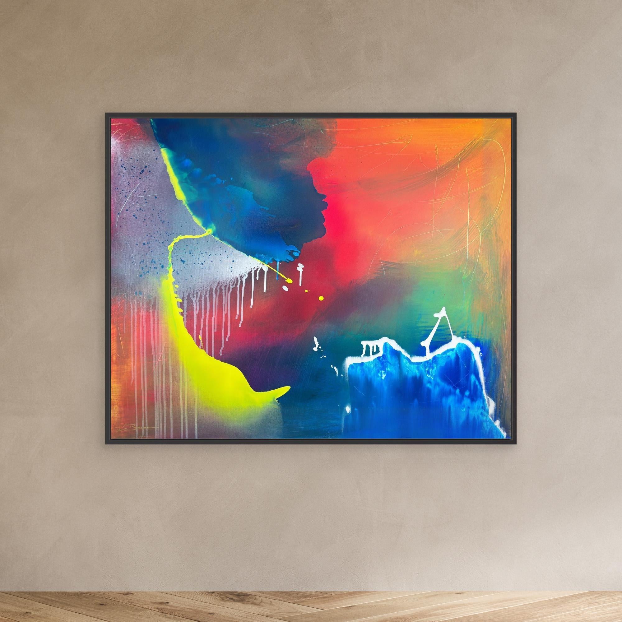 Kunstwerk "The Ozean" - Premium Leinwand-Druck, limitiert auf 10 Stück