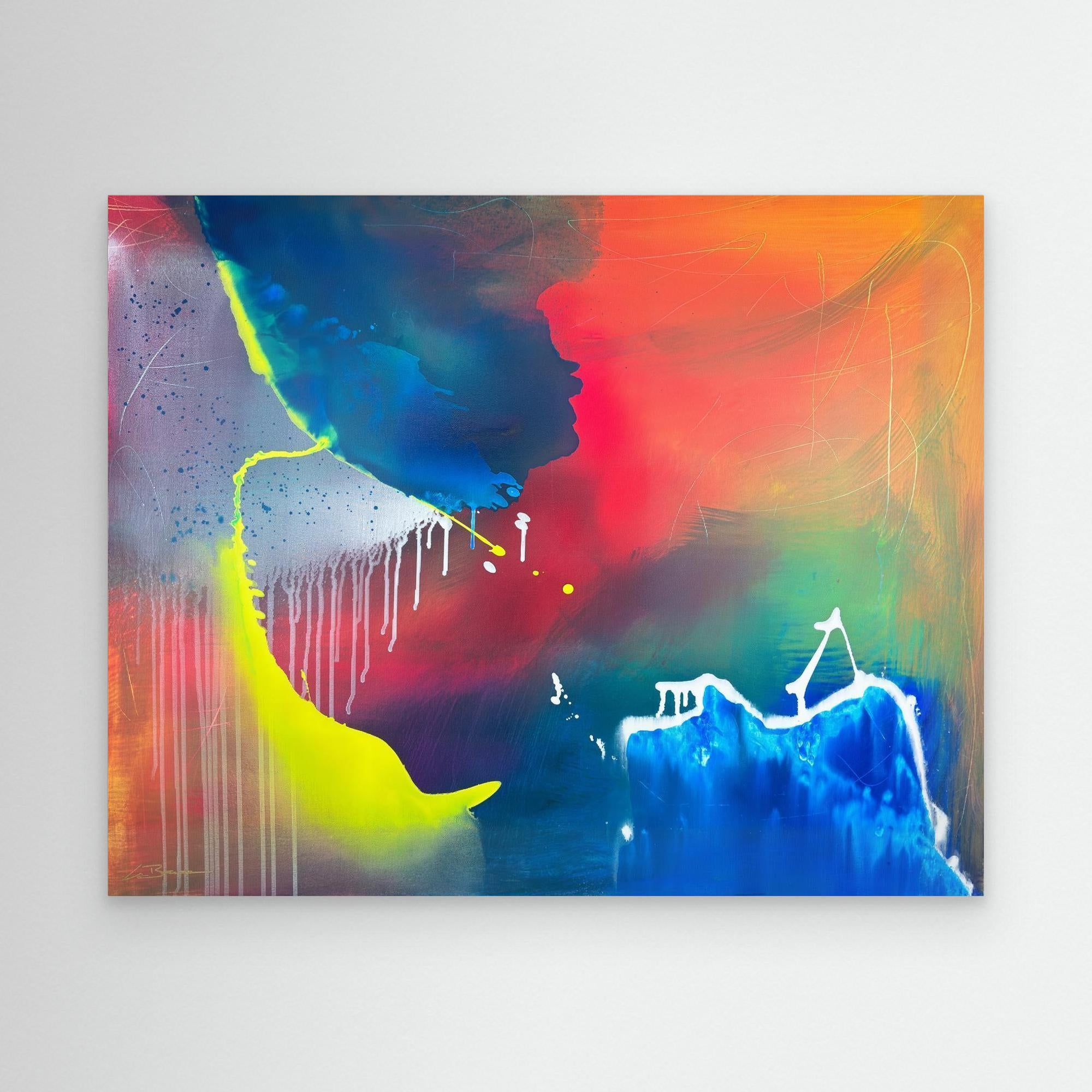 Kunstwerk "The Ozean" - Premium Leinwand-Druck, limitiert auf 10 Stück