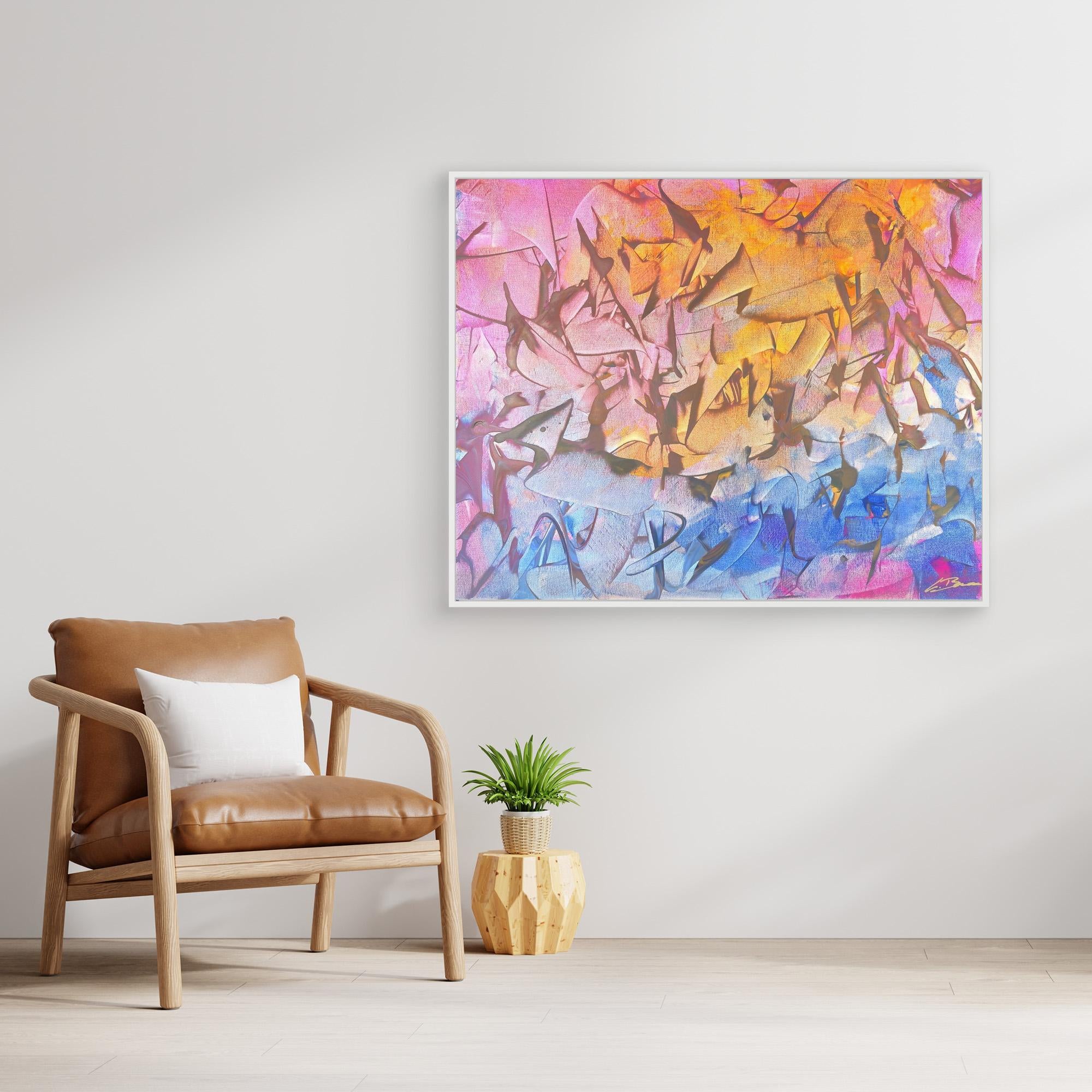 Kunstwerk "Mouse House" - Premium Leinwand-Druck, limitiert auf 10 Stück