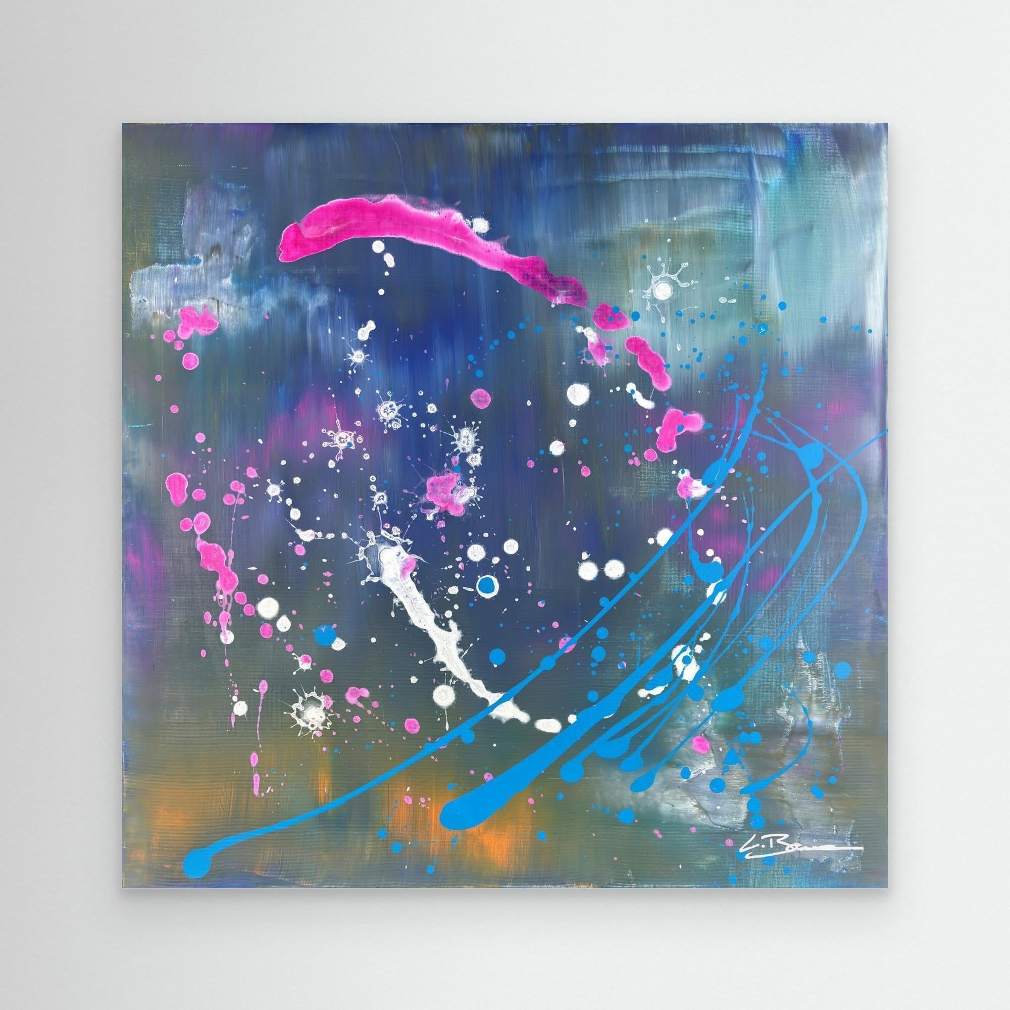 Kunstwerk "Innerer Kosmos" - Premium Leinwand-Druck, limitiert auf 10 Stück