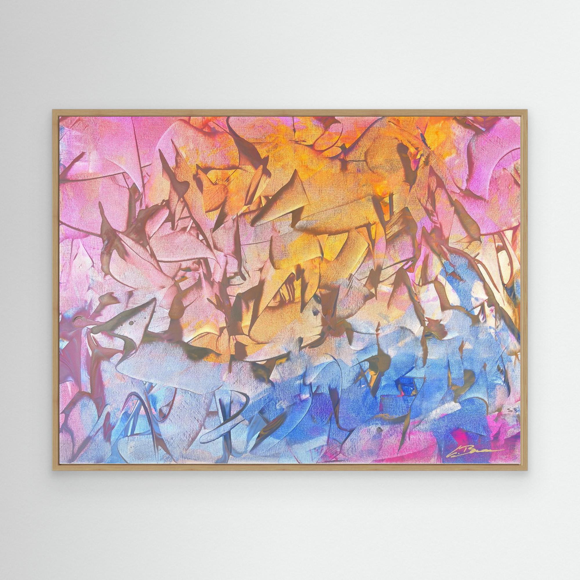 Kunstwerk "Mouse House" - Premium Leinwand-Druck, limitiert auf 10 Stück