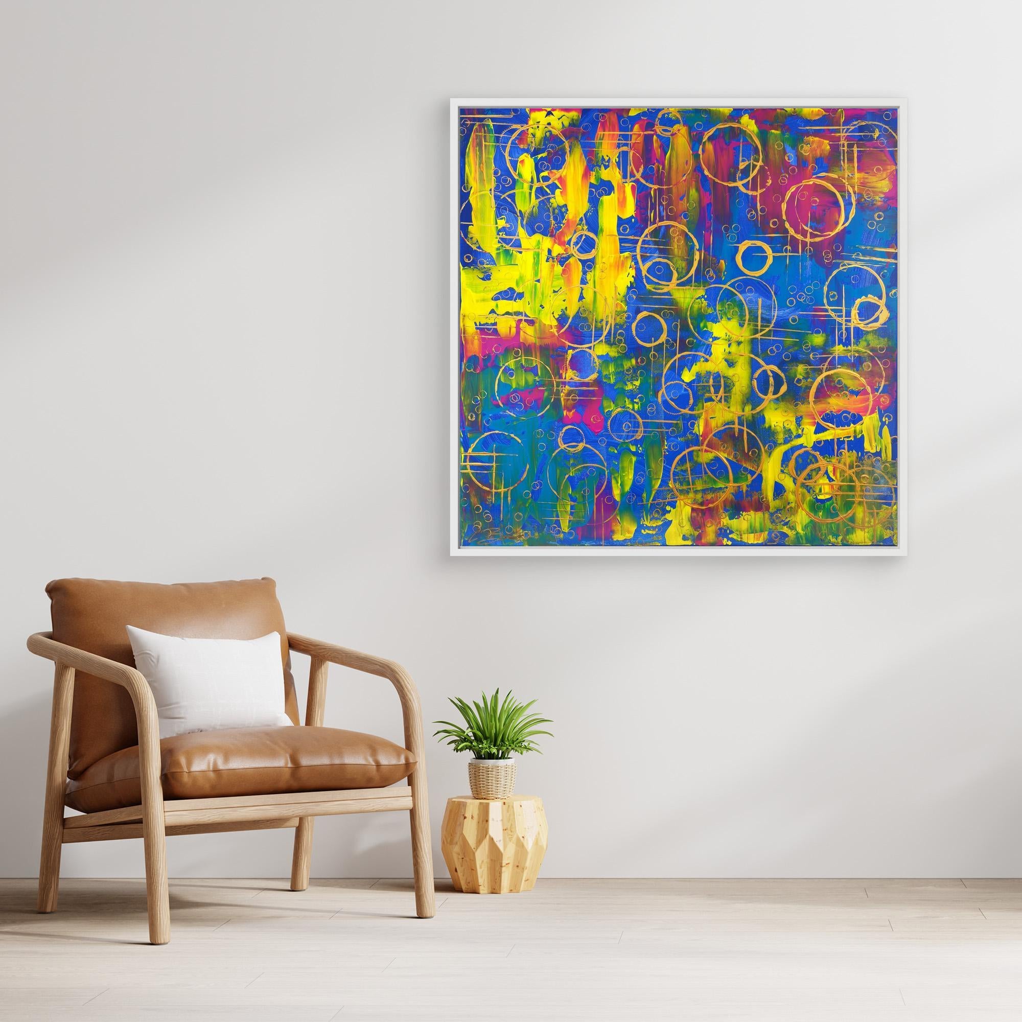 Kunstwerk "Dreaming in Bubbles" - Premium Leinwand-Druck, limitiert auf 10 Stück