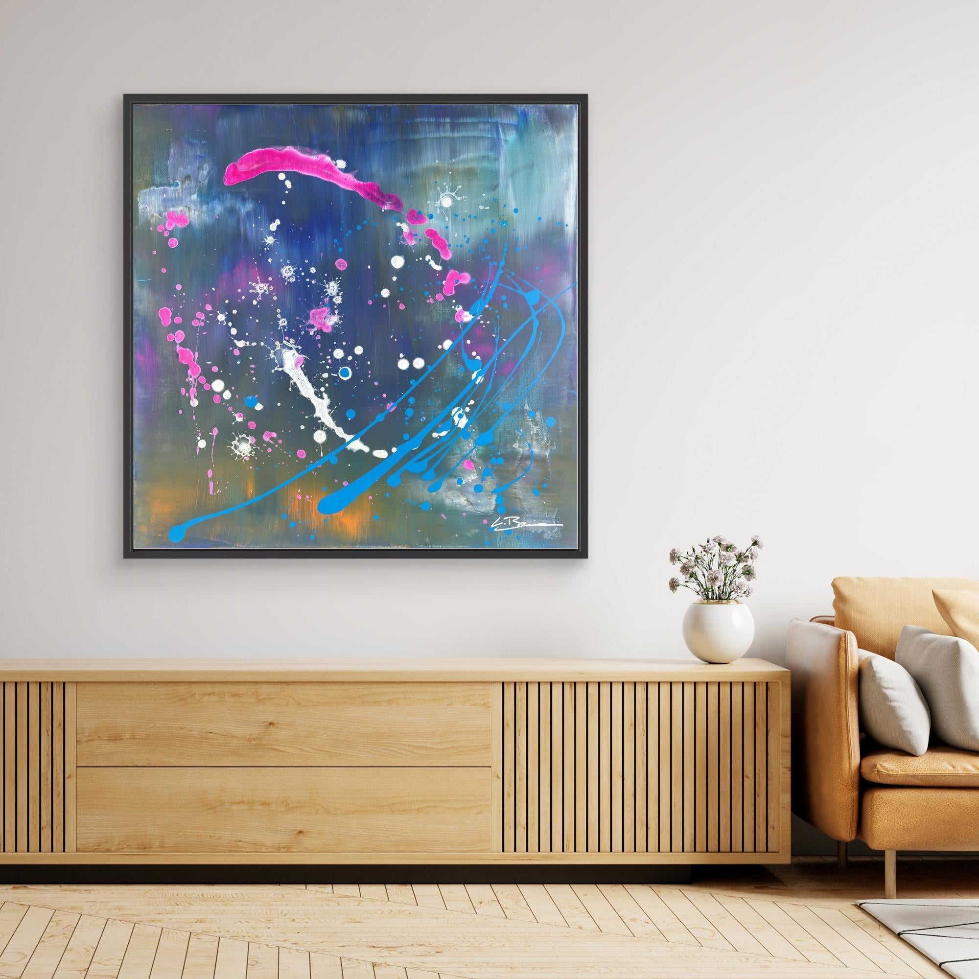 Kunstwerk "Innerer Kosmos" - Premium Leinwand-Druck, limitiert auf 10 Stück