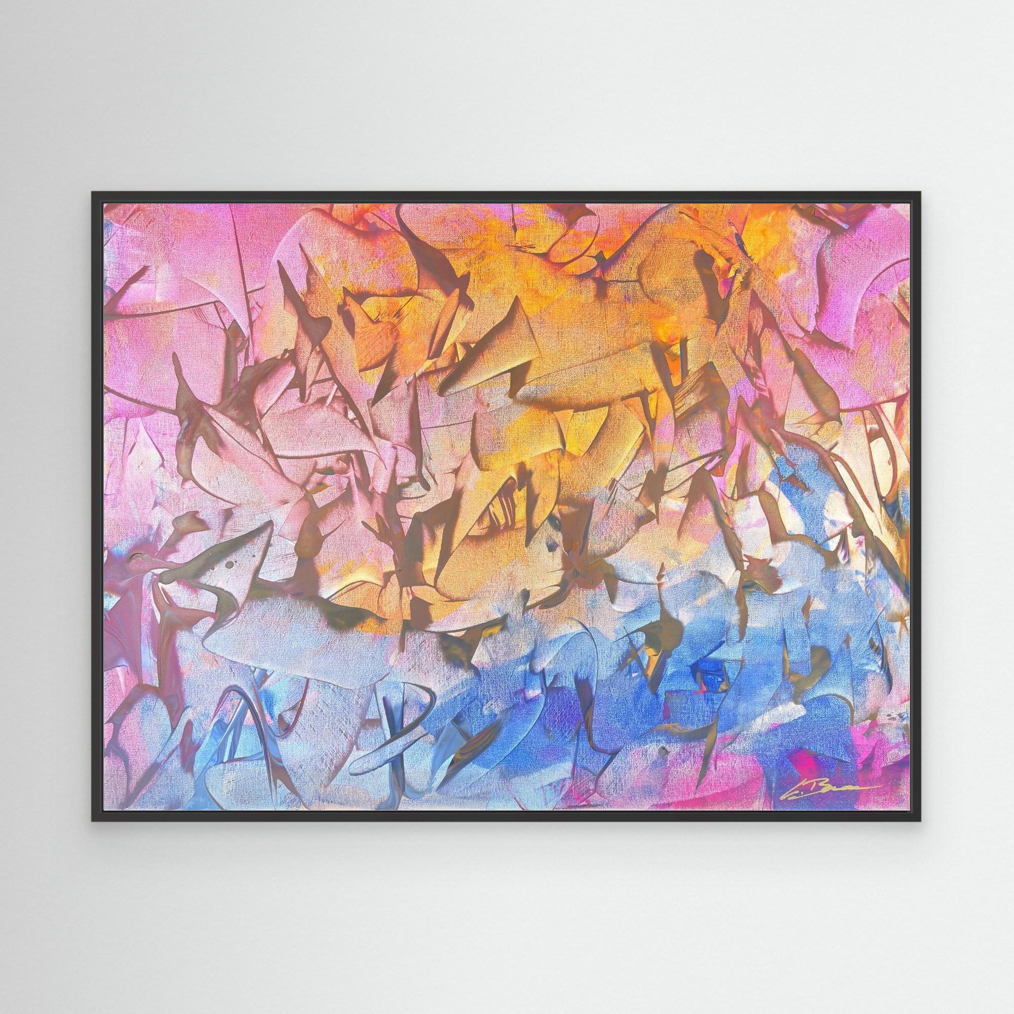 Kunstwerk "Mouse House" - Premium Leinwand-Druck, limitiert auf 10 Stück