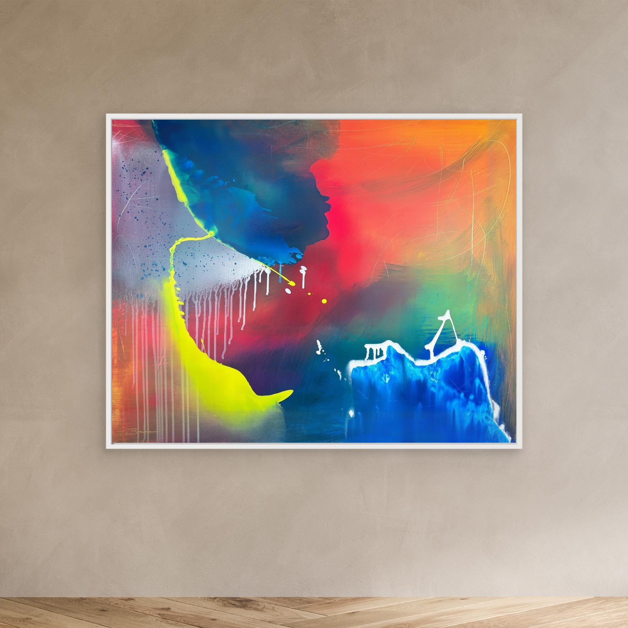 Kunstwerk "The Ozean" - Premium Leinwand-Druck, limitiert auf 10 Stück