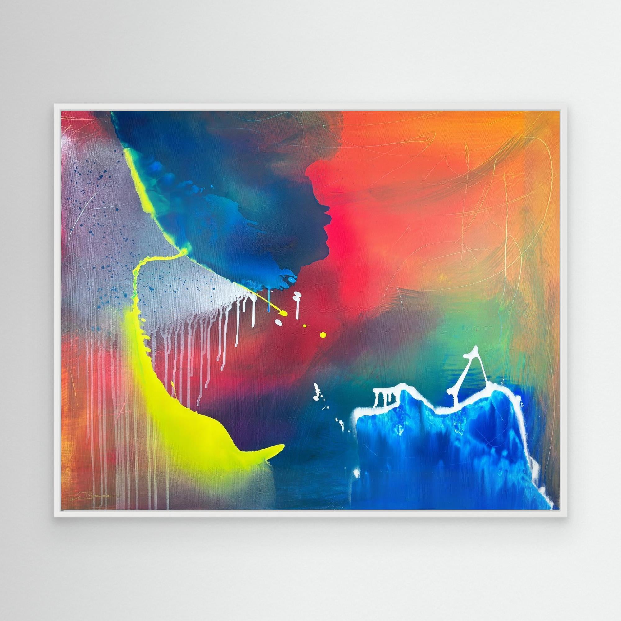 Kunstwerk "The Ozean" - Premium Leinwand-Druck, limitiert auf 10 Stück