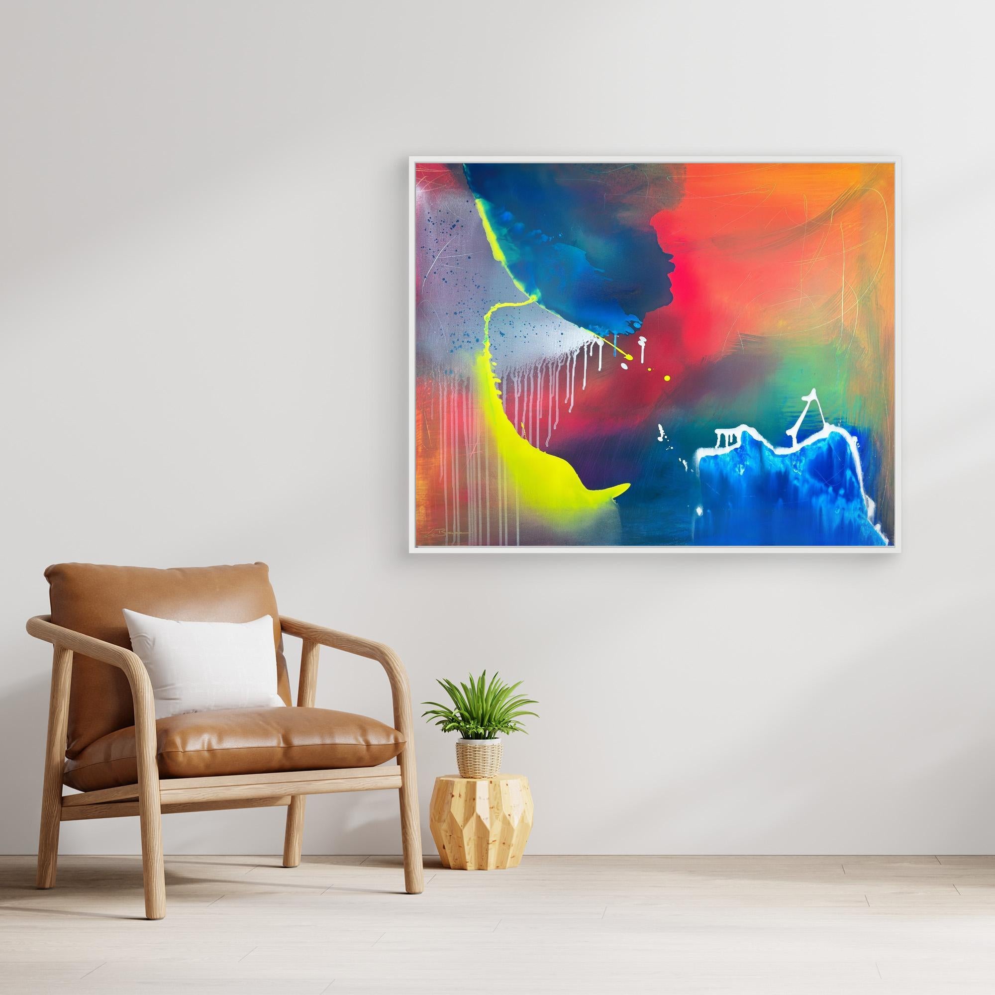 Kunstwerk "The Ozean" - Premium Leinwand-Druck, limitiert auf 10 Stück