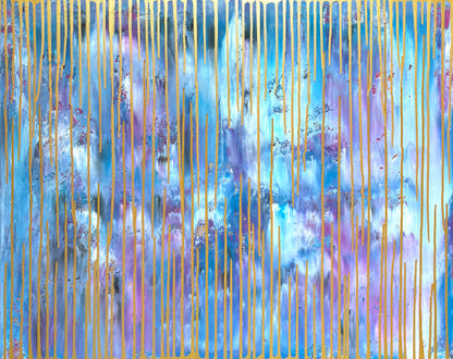 Originalkunstwerk „Lemuria XXII - Lichtregen der Hoffnung“