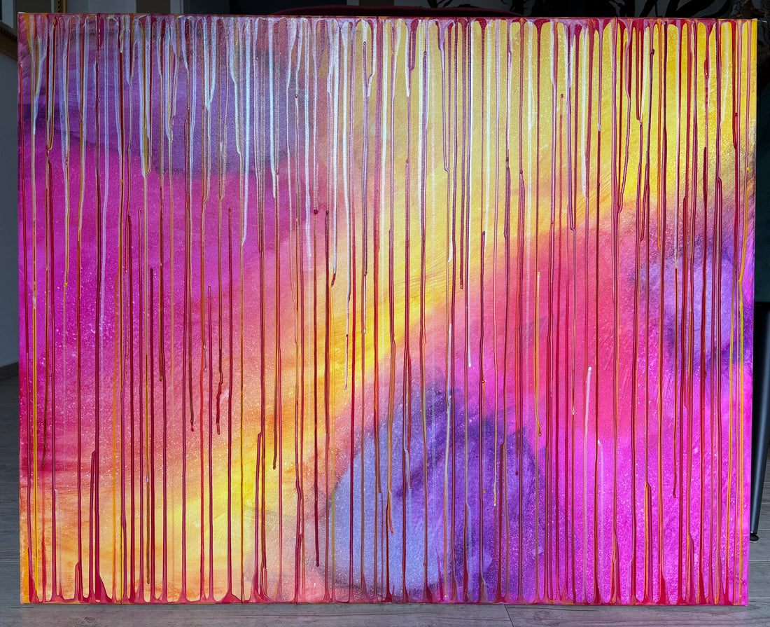 Originalkunstwerk „Lemuria VI - Herzfrequenz“