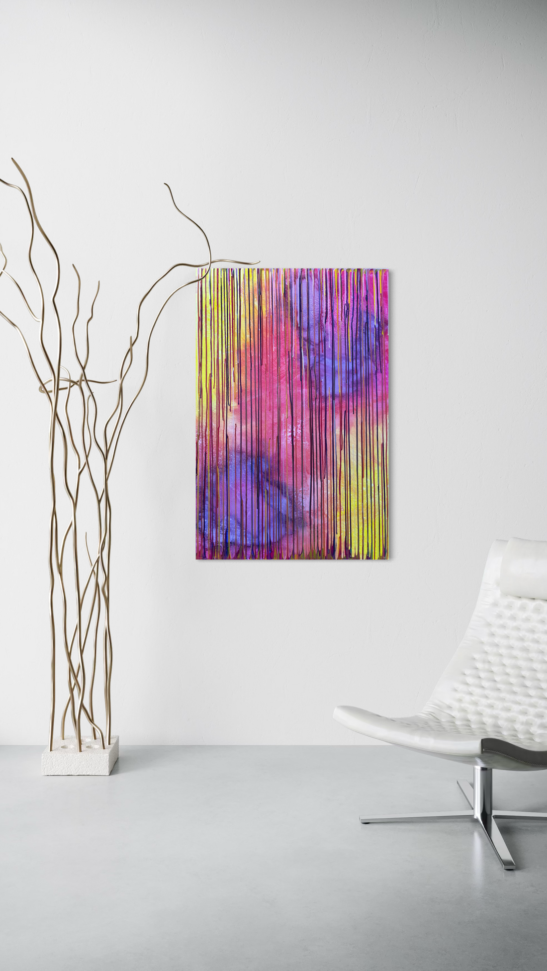 Originalkunstwerk „Lemuria XIV - Glücksfusion“
