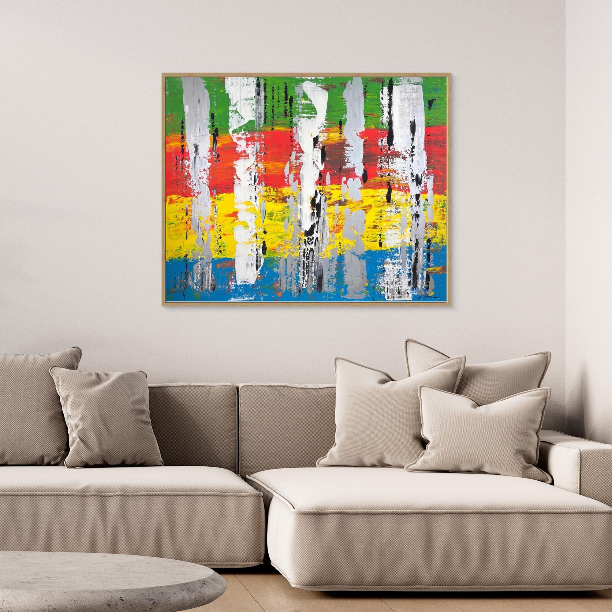 Kunstwerk &quot;The Twining II&quot; - Premium Leinwand-Druck, limitiert auf 10 Stück