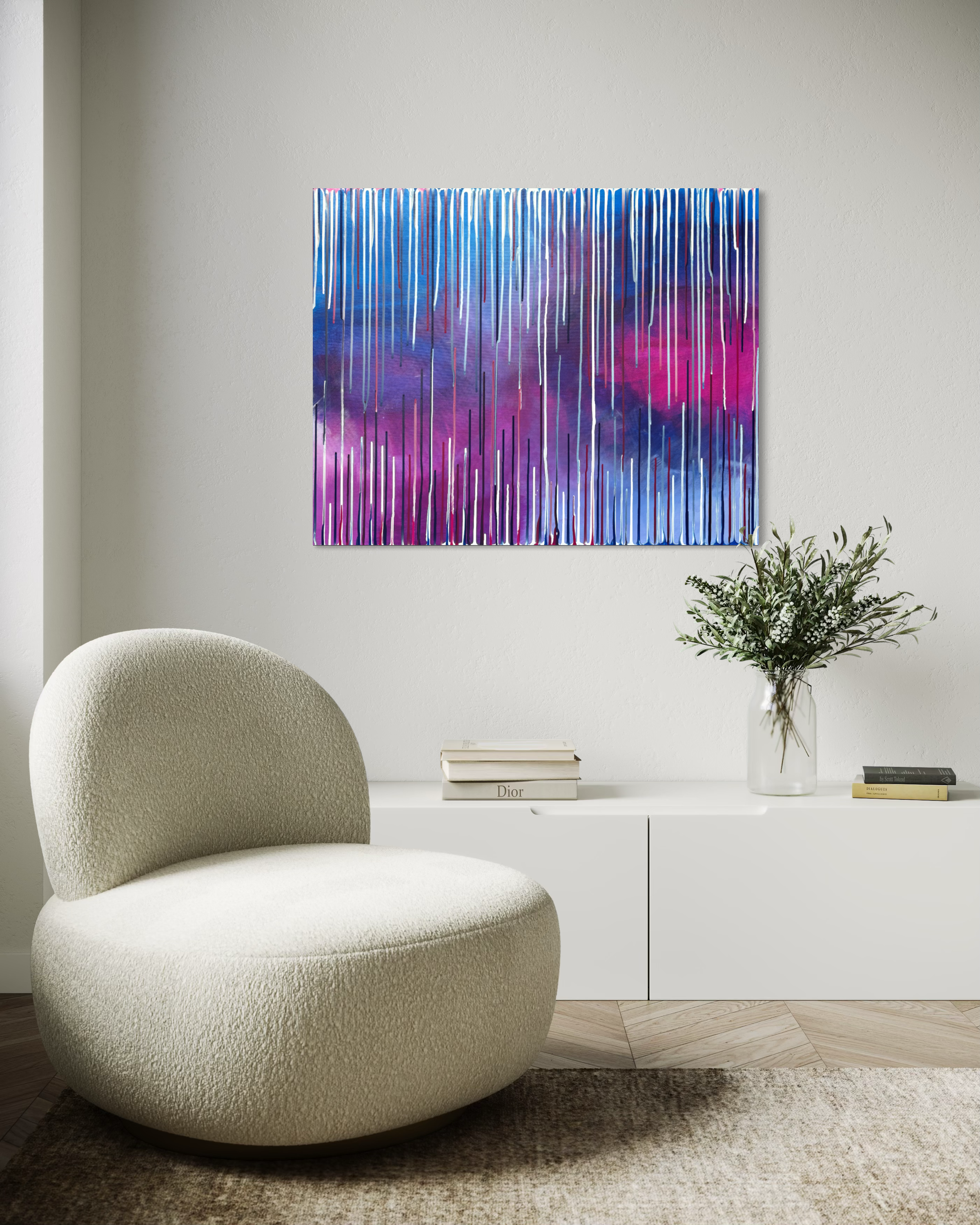 Originalkunstwerk „Lemuria XV - Tanz der Lichtfunken“