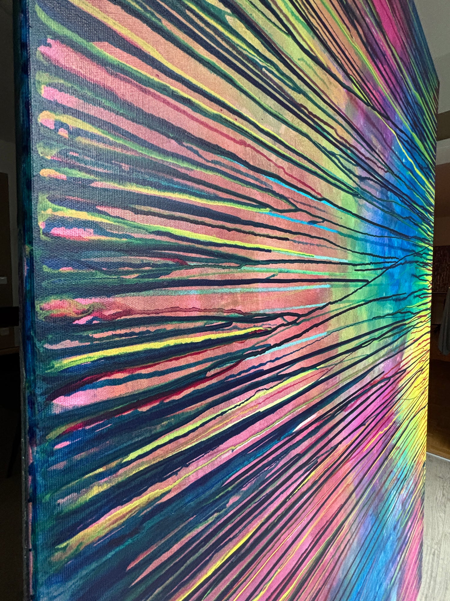 Original-Kunstwerk “Lemuria I – Das Erwachen des Leuchtwaldes!“