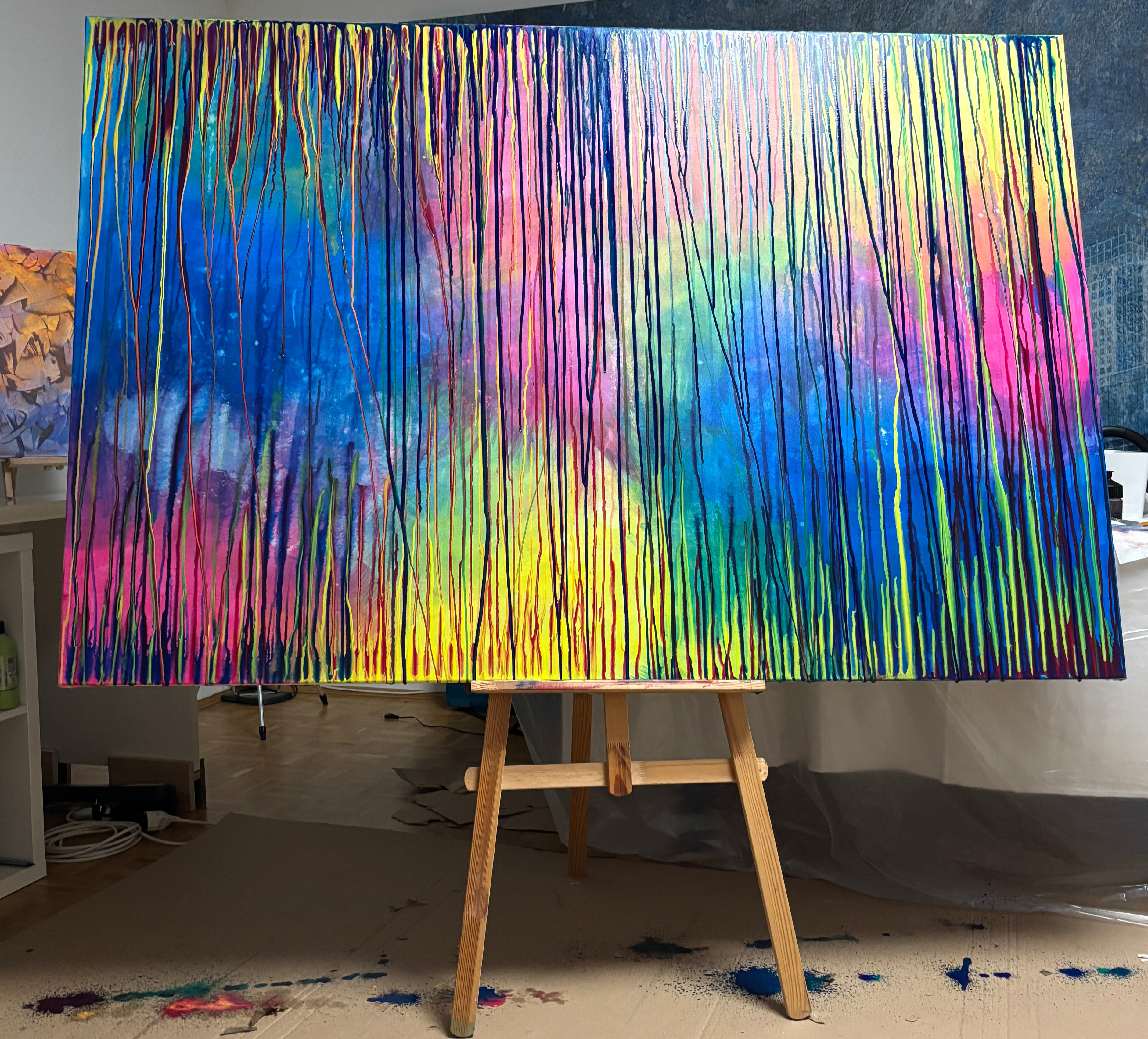 Original-Kunstwerk “Lemuria I – Das Erwachen des Leuchtwaldes!“