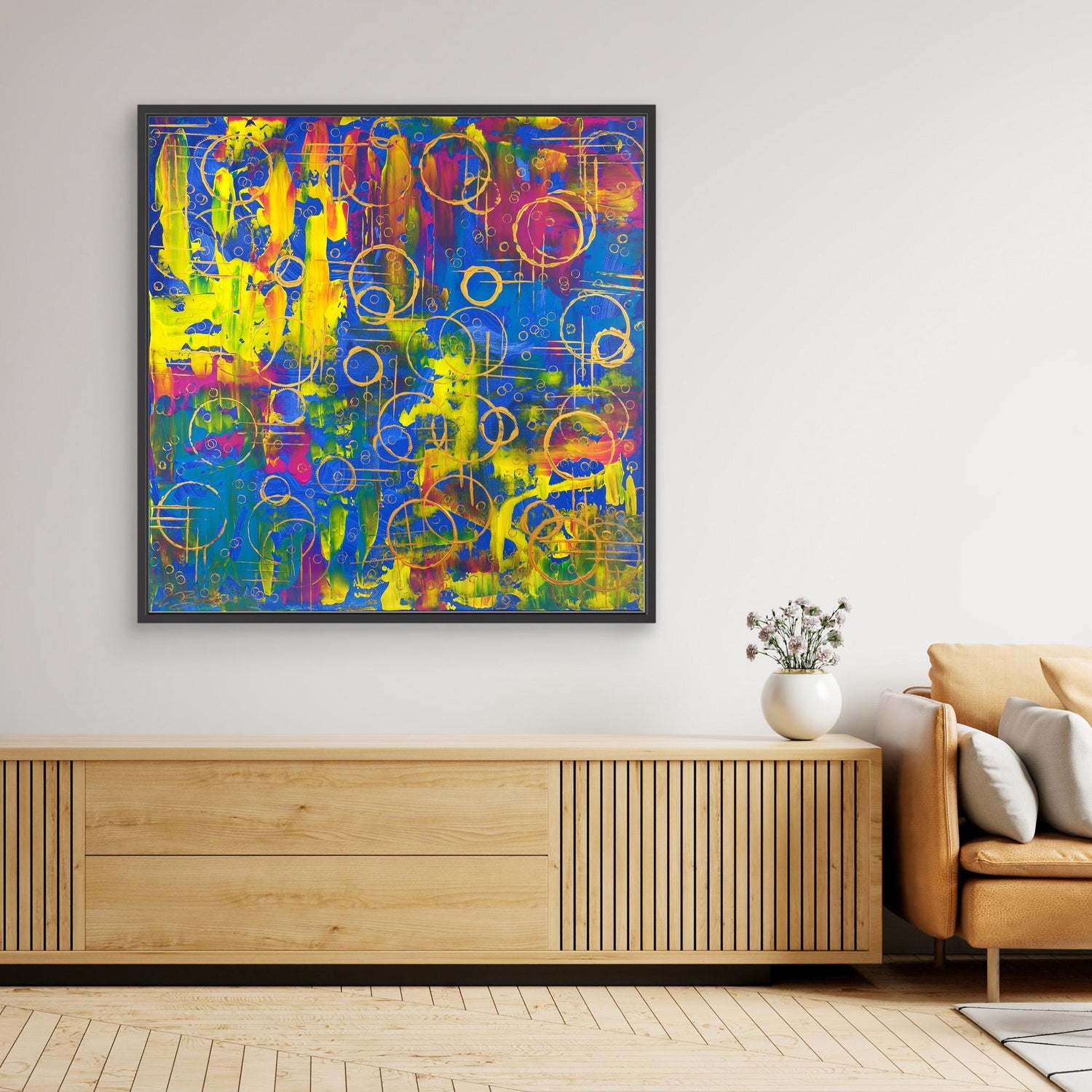 Kunstwerk &quot;Dreaming in Bubbles&quot; - Premium Leinwand-Druck, limitiert auf 10 Stück