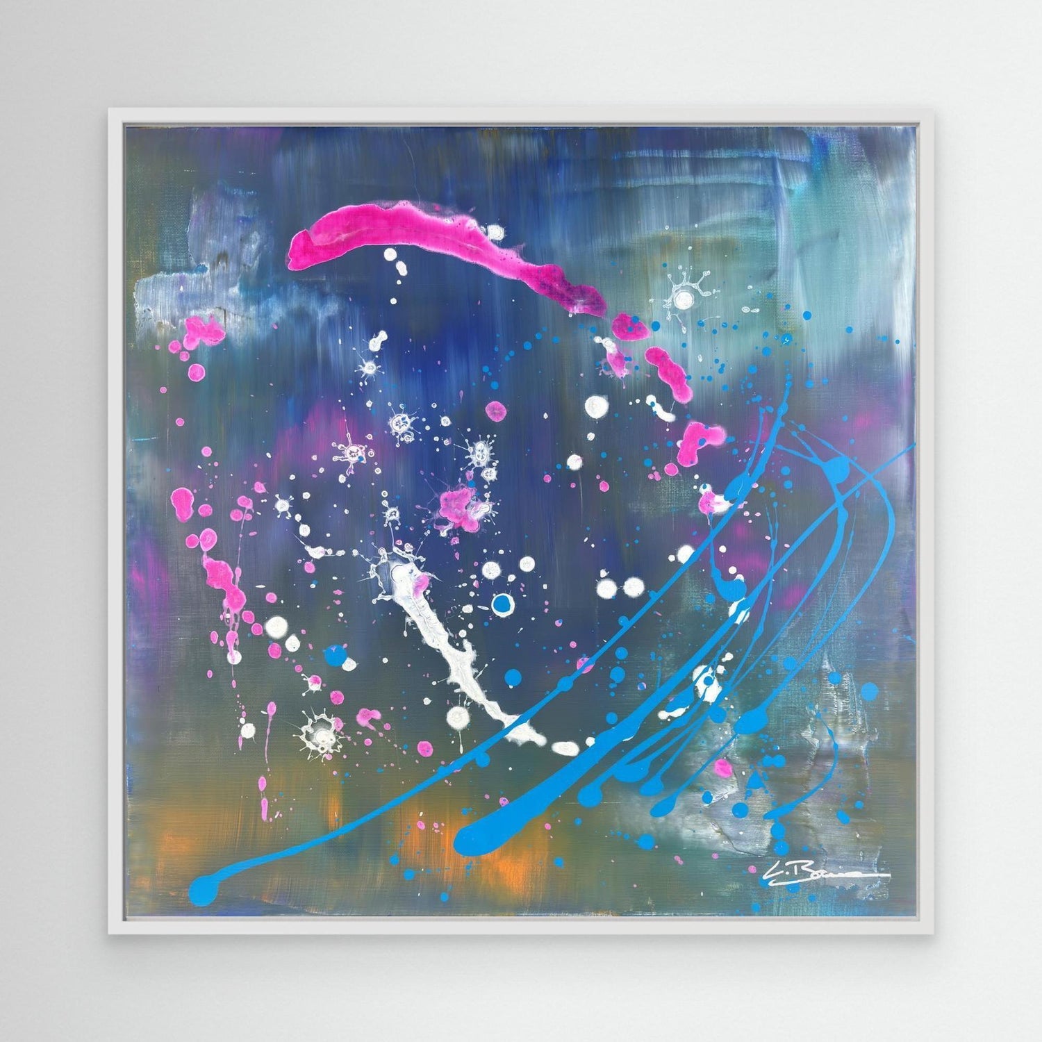 Kunstwerk &quot;Innerer Kosmos&quot; - Premium Leinwand-Druck, limitiert auf 10 Stück