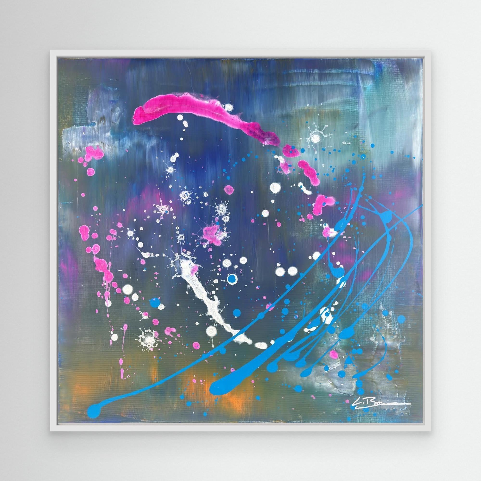 Kunstwerk &quot;Innerer Kosmos&quot; - Premium Leinwand-Druck, limitiert auf 10 Stück