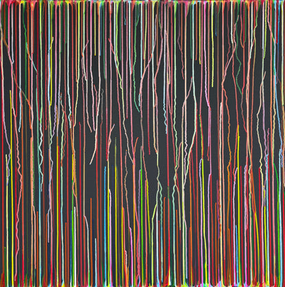 Originalkunstwerk „Lemuria VIII - Frequenzfluss der Sternennacht“