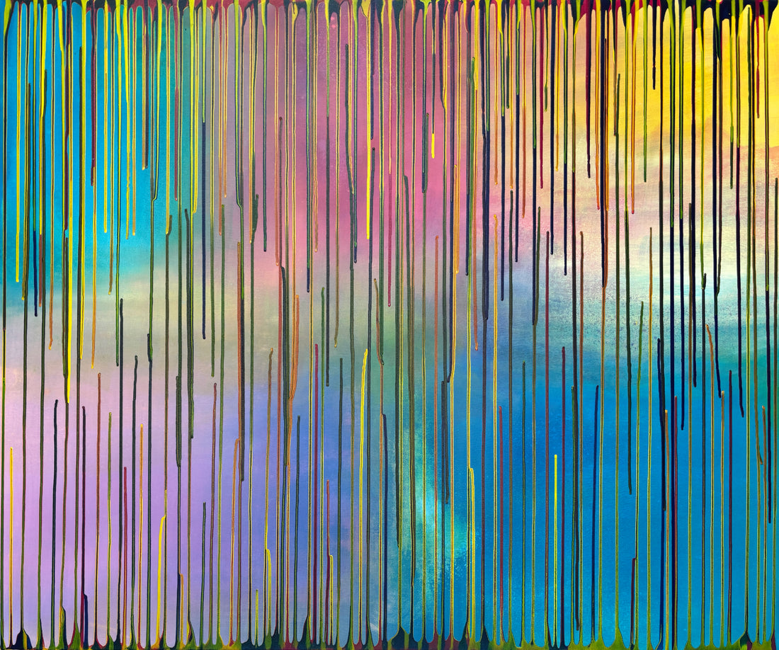 Originalkunstwerk „Lemuria XIX - Aufbruch ins Strahlen“