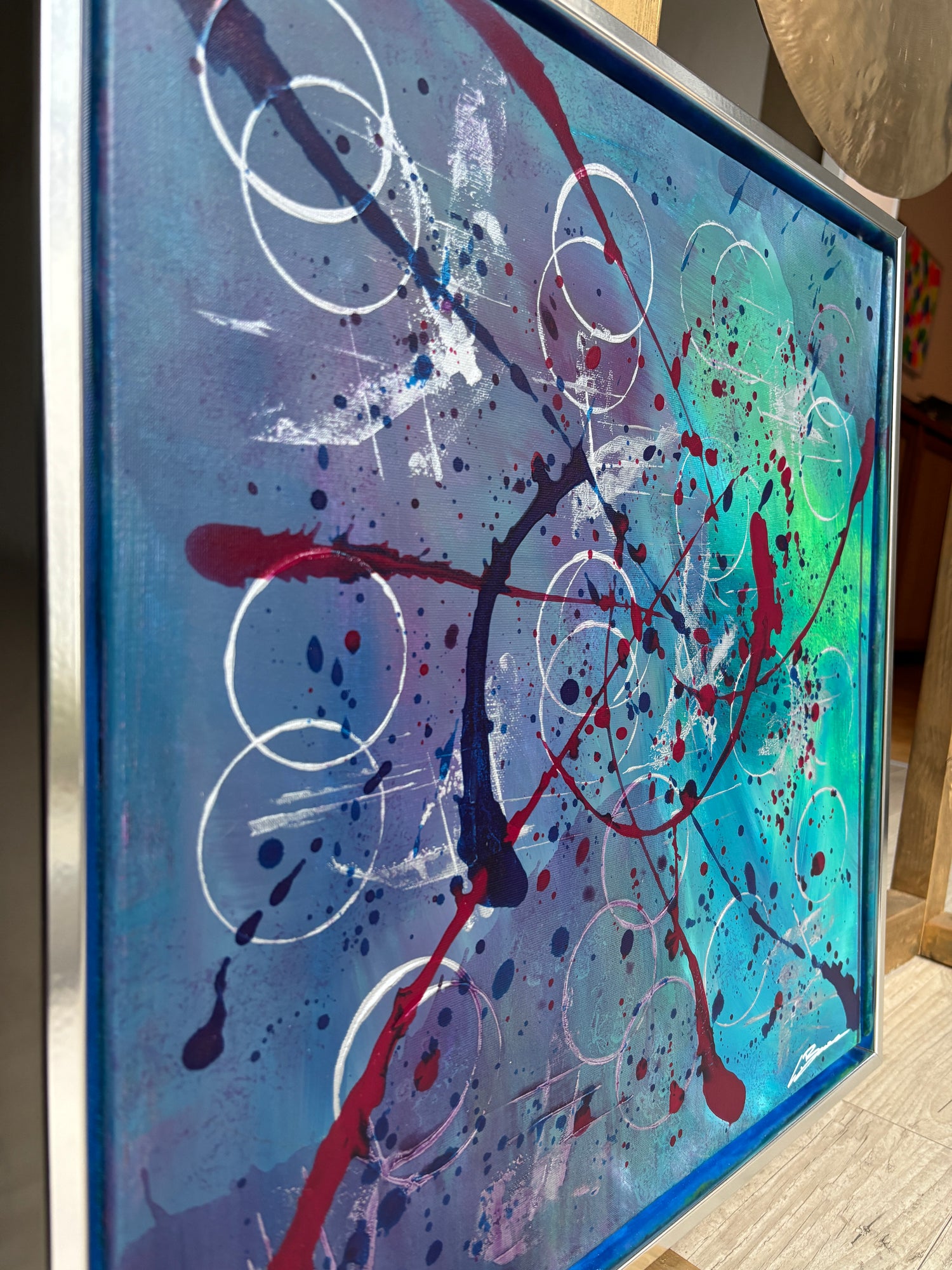 Original-Kunstwerk “Interception“