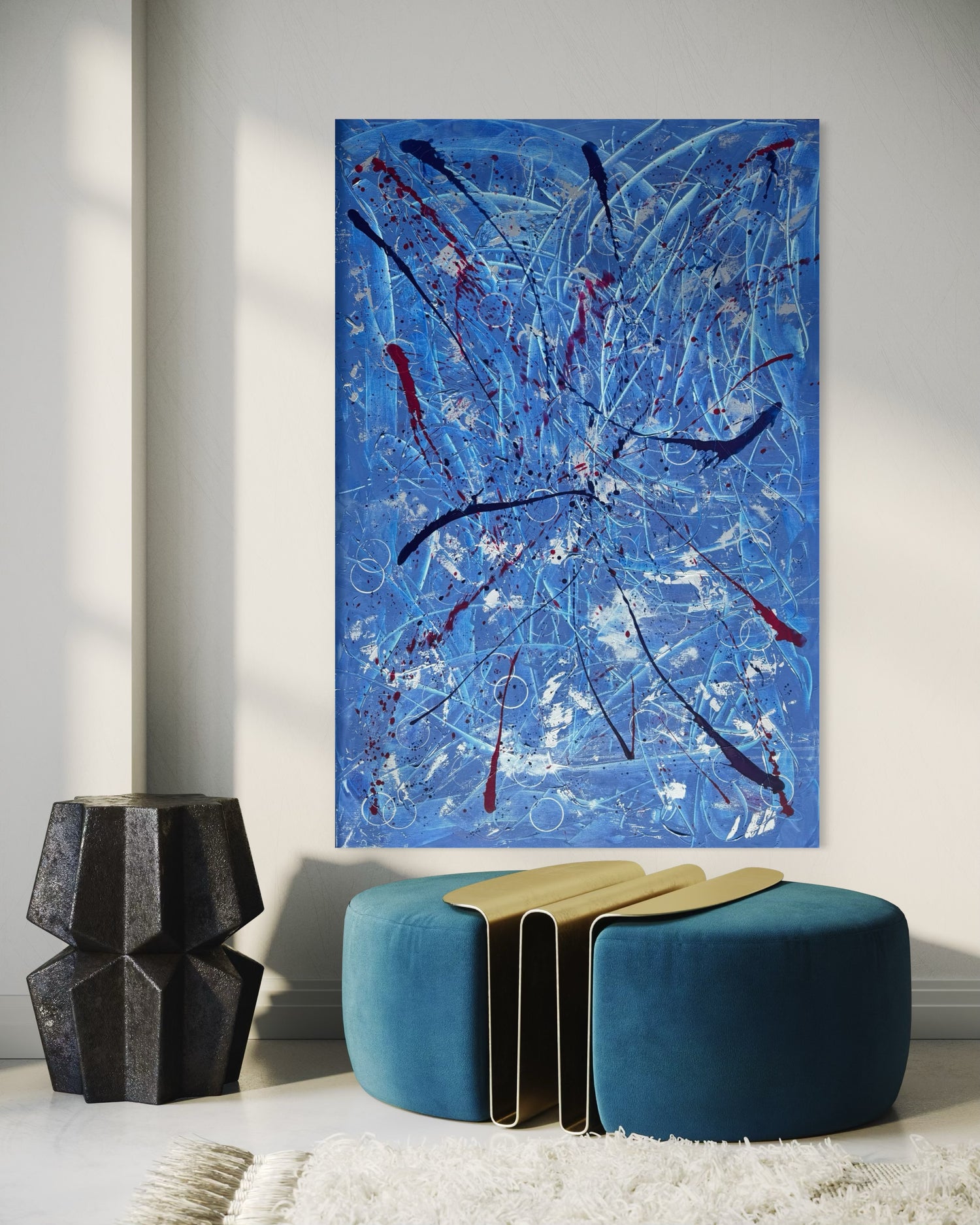 Original-Kunstwerk &quot;Tanz der Galaxien&quot;