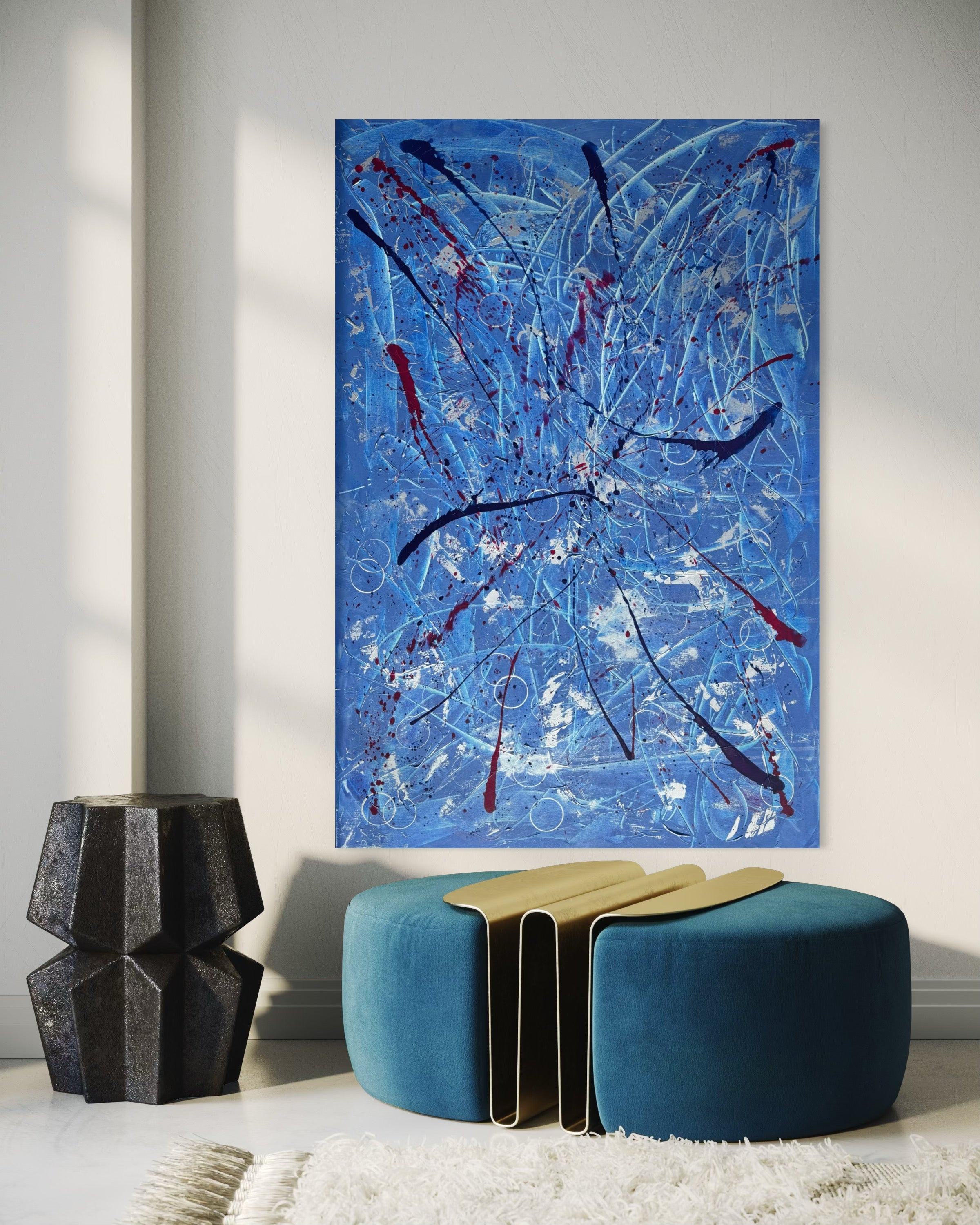 Original-Kunstwerk &quot;Tanz der Galaxien&quot;