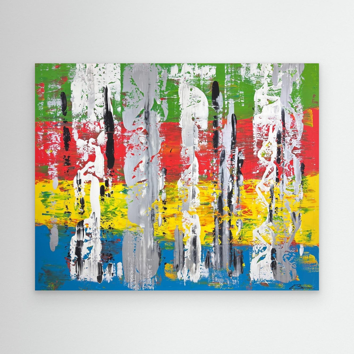 Kunstwerk &quot;The Twining I&quot; - Premium Leinwand-Druck, limitiert auf 10 Stück