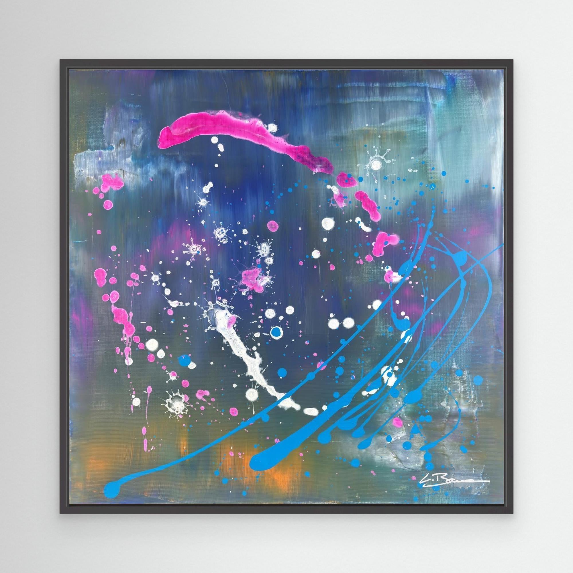 Kunstwerk &quot;Innerer Kosmos&quot; - Premium Leinwand-Druck, limitiert auf 10 Stück