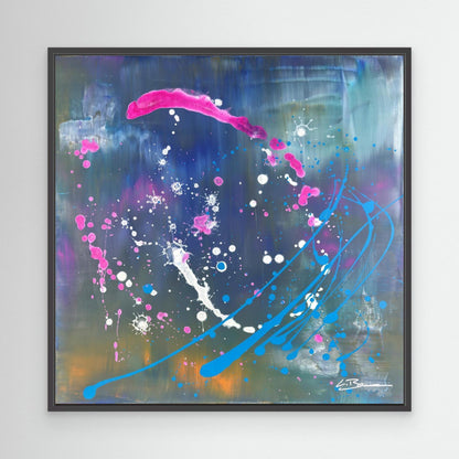 Kunstwerk &quot;Innerer Kosmos&quot; - Premium Leinwand-Druck, limitiert auf 10 Stück