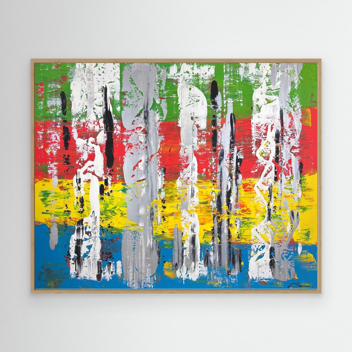 Kunstwerk &quot;The Twining I&quot; - Premium Leinwand-Druck, limitiert auf 10 Stück