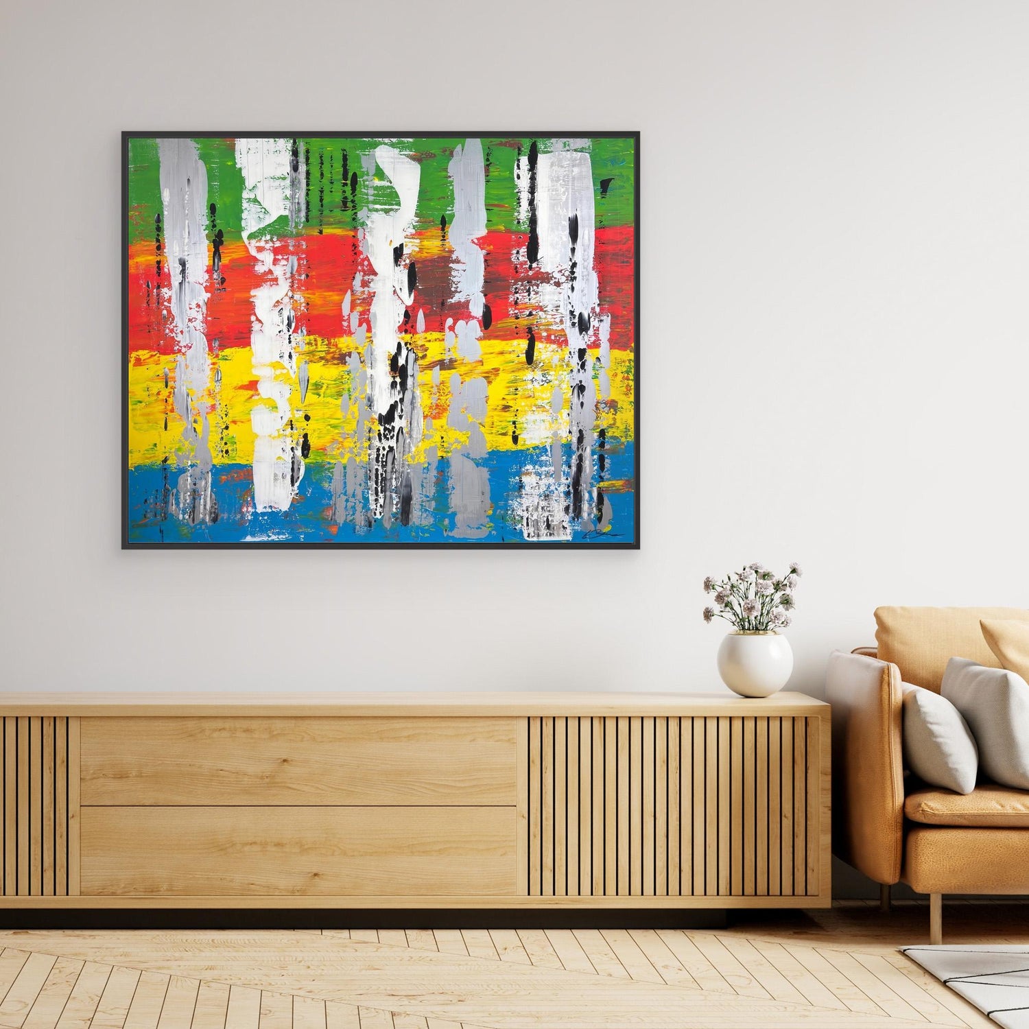 Kunstwerk &quot;The Twining II&quot; - Premium Leinwand-Druck, limitiert auf 10 Stück