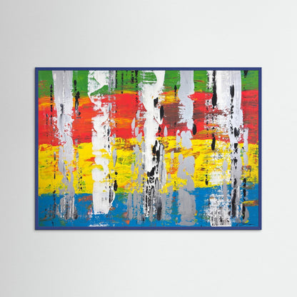 Kunstwerk &quot;The Twining II&quot; - Poster-Druck im Holz-Rahmen