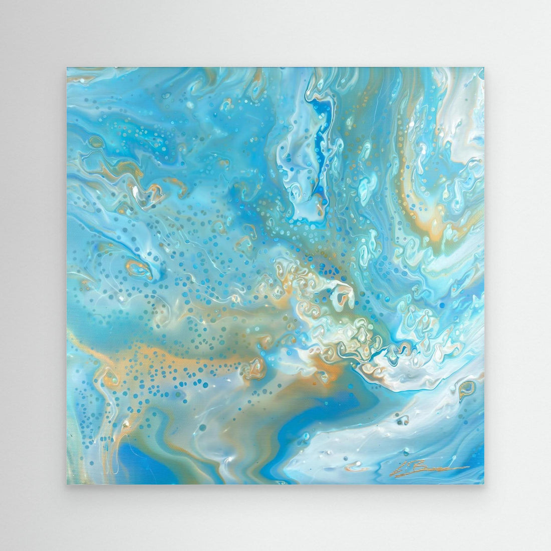 Kunstwerk &quot;Karibik IV&quot; - Premium Leinwand-Druck, limitiert auf 10 Stück