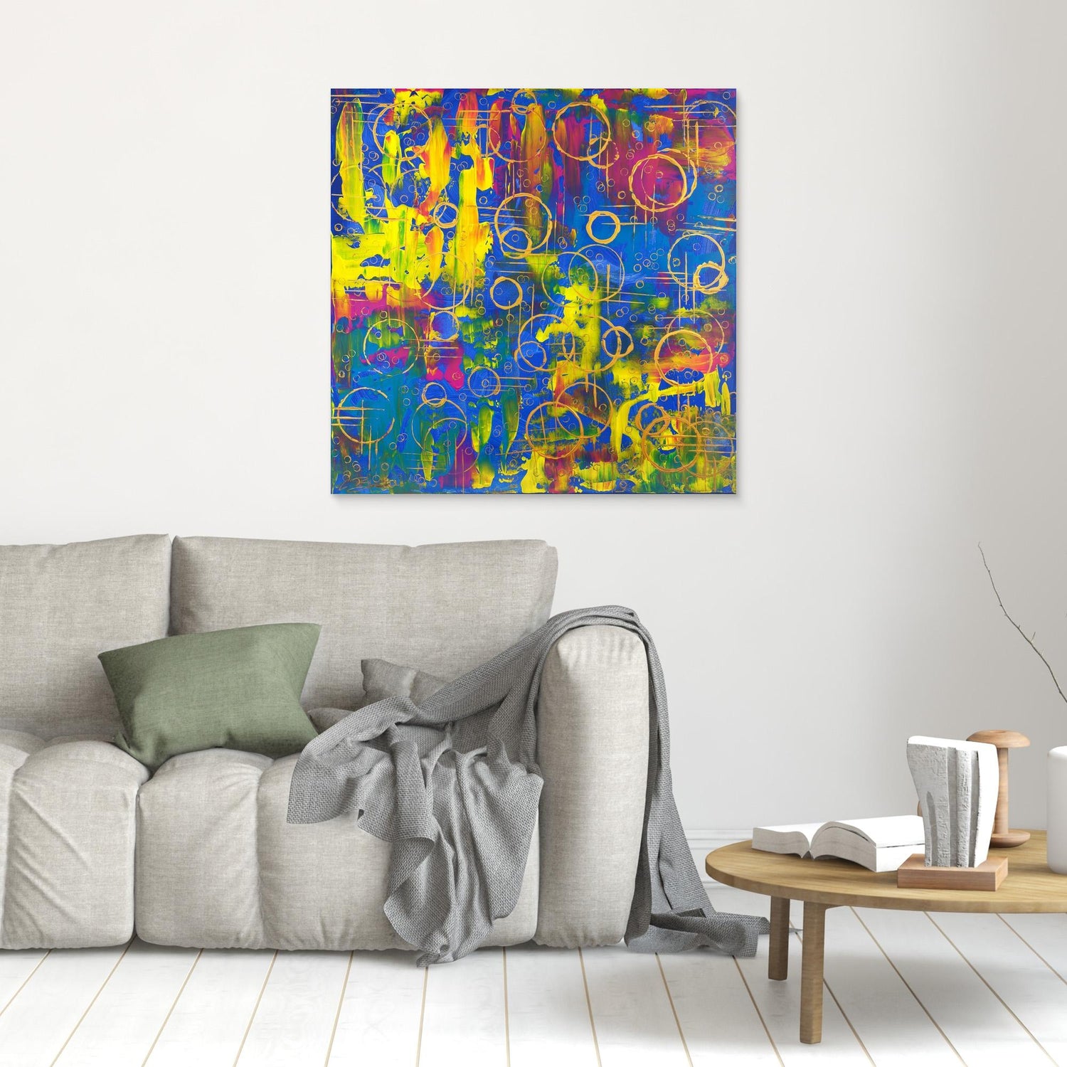 Kunstwerk &quot;Dreaming in Bubbles&quot; - Premium Leinwand-Druck, limitiert auf 10 Stück