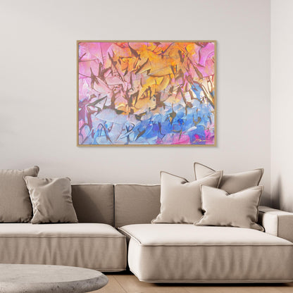 Kunstwerk &quot;Mouse House&quot; - Premium Leinwand-Druck, limitiert auf 10 Stück