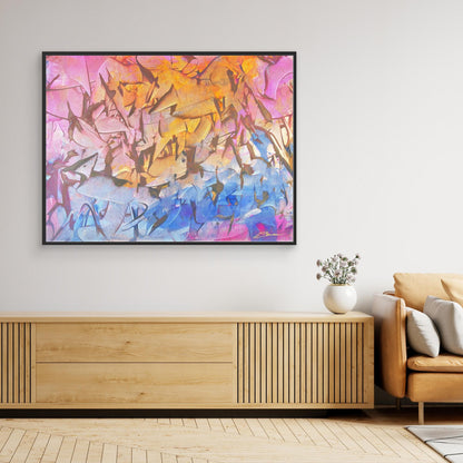 Kunstwerk &quot;Mouse House&quot; - Premium Leinwand-Druck, limitiert auf 10 Stück